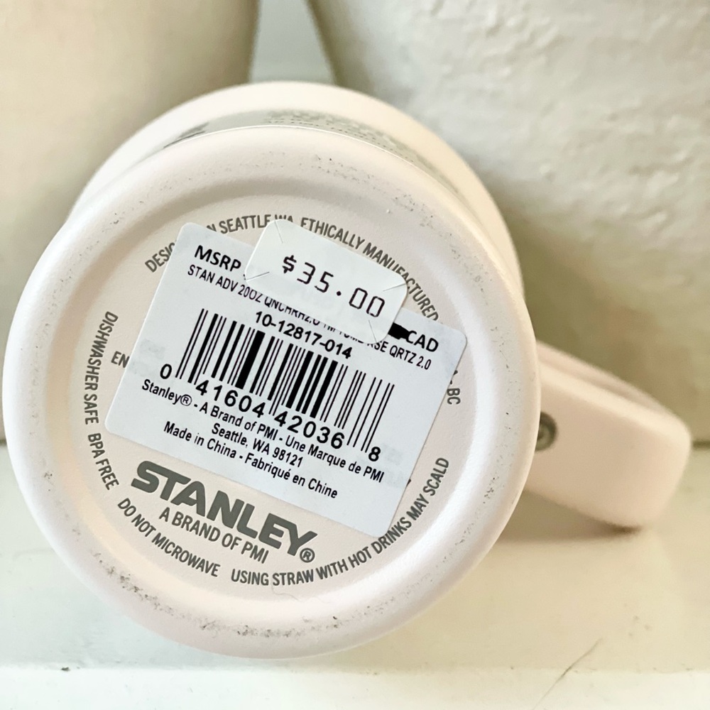 NEW! STANLEY | 20oz Quencher H2.0 Tumbler in Rose Quartz - Picture 3 of 4